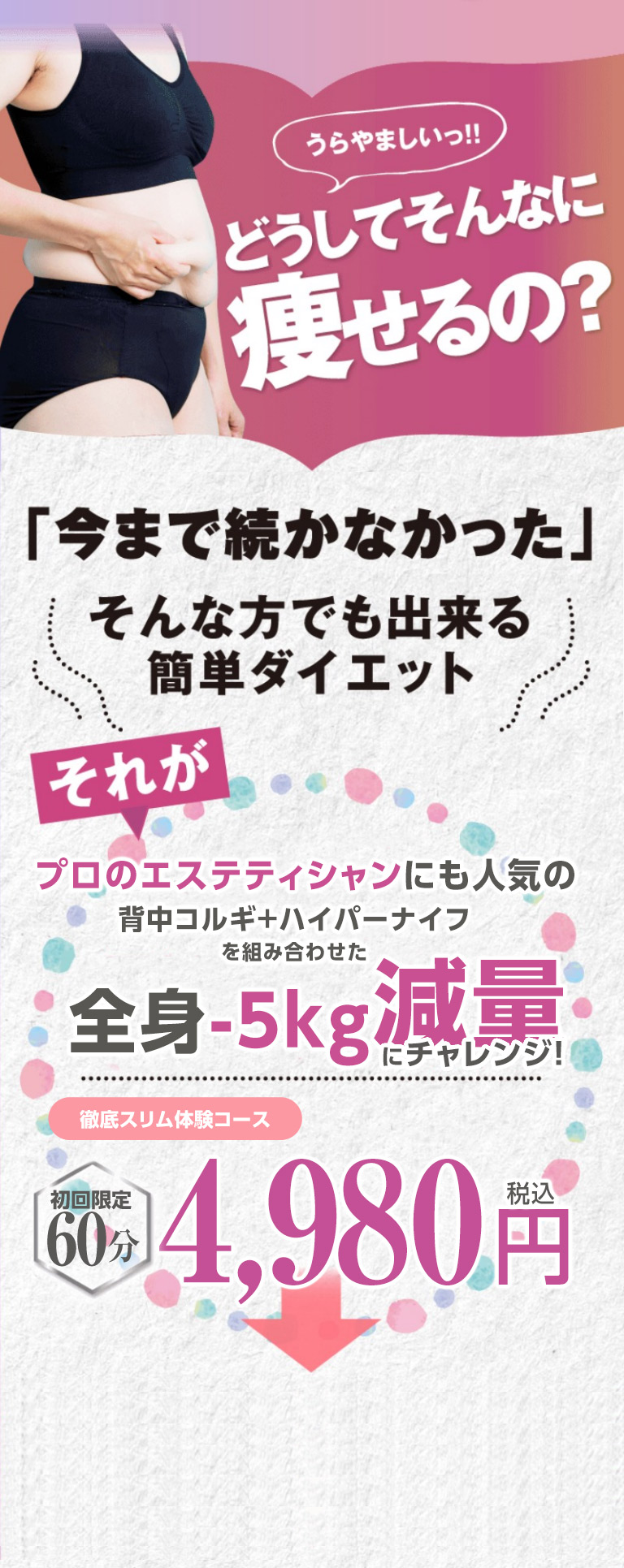 どうしてそんなに痩せるの？